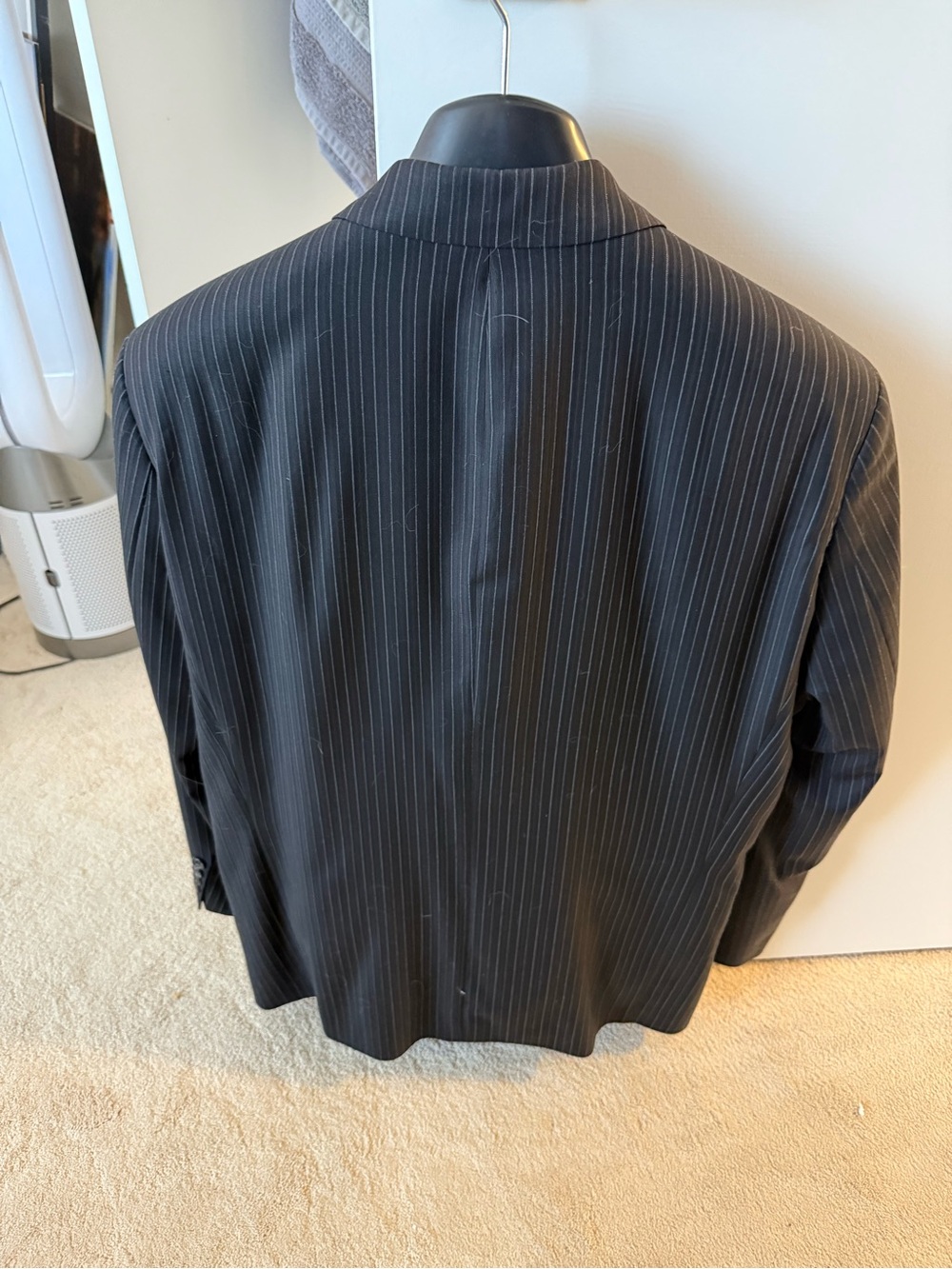 Hugo Boss Black Pinstripe Suit Jacket - Classic Tailored Blazer